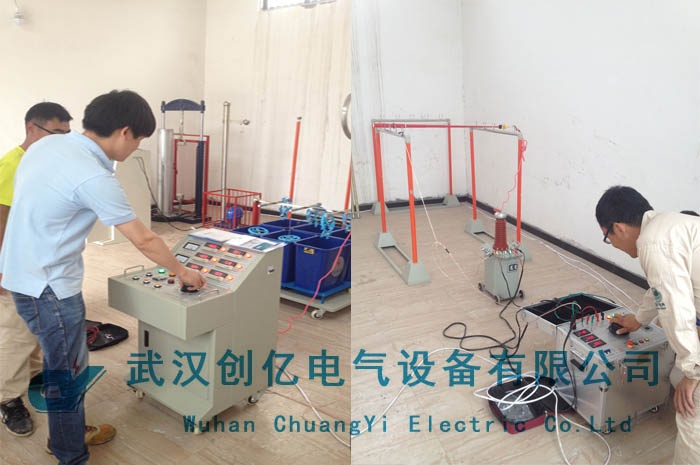 河南客戶邀創(chuàng)億電氣調試一批設備